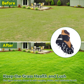 HFH Aerator Shoes provide convenient, affordable lawn care and DIY versatility.
