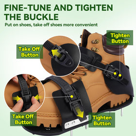 HFH Lawn Aerator Shoes double as epoxy shoes for DIY projects.