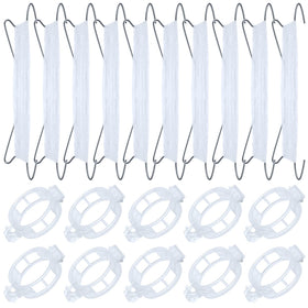 HFXXAD tomato hooks with string for sturdy vertical growth and reduced fruit pinching.