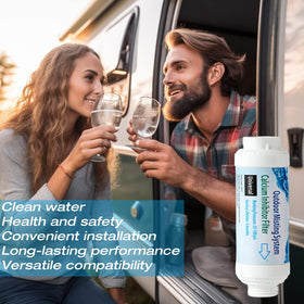 H&G Lifestyles patio-ready inline filter provides reliable filtration for outdoor setups.