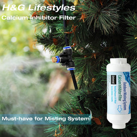 H&G Lifestyles easy-install filter fits most misting systems for hassle-free outdoor cooling.
