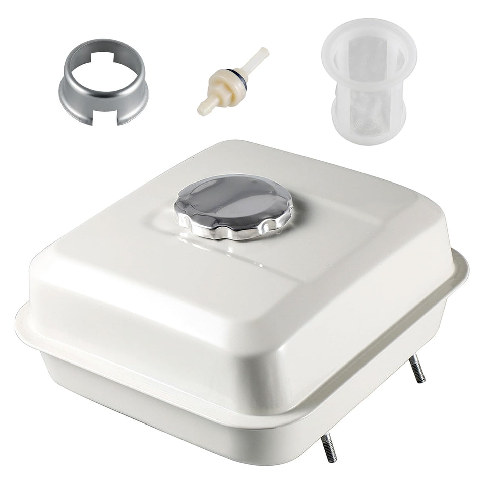 HGC fuel tank for Honda GX140 in white for reliable engine replacement.