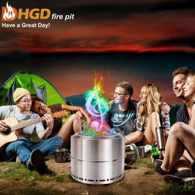 HGD magic campfire color packets versatile mood lighting for gatherings
