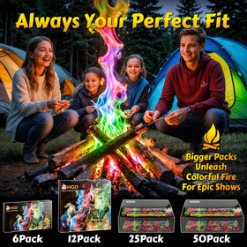 HGD magic campfire entertains kids and adults around the fire
