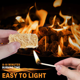 HGD waterproof firestarter shown ready for wet outdoor conditions.