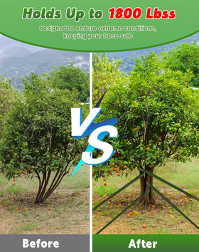 Hguba eco-green straps blend with nature while delivering discreet, sturdy support.