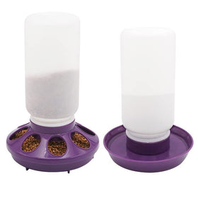 HHNIULI 2-in-1 chick feeder waterer, material-bpa-free, long-lasting brooder solution.