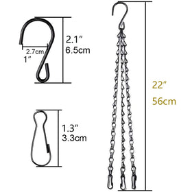 HHTHH adjustable hanging chain with S-hooks for easy height customization
