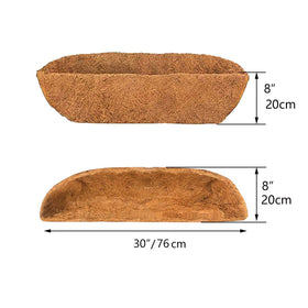 HHTHH replaceable coco liner for window box easy installation and displays.