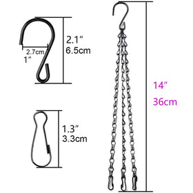 HHTHH replacement chain hanger for pots and bird feeders with adjustable height
