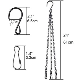 HHTHH S-hook close-up showing simple length adjustments.