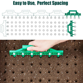 Durable plastic construction for long-lasting garden use.
