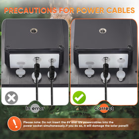 Hhuiyu portable kit provides reliable energy for trail camera surveillance.