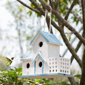 HHWODB garden gift ready birdhouse for nature loving households
