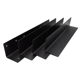 Hi Flame 2 mm thick brackets provide durable framing with a slim profile.