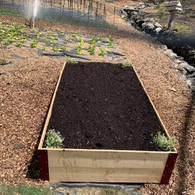 Hi Flame brackets fit 20-24 inch lumber for versatile raised beds.
