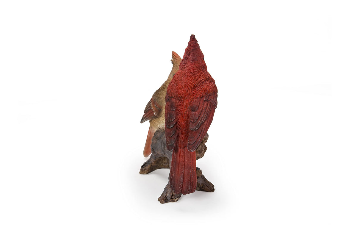 HI-LINE durable polyresin cardinal decor for patios, porches, or indoor display