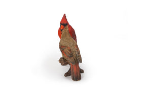 HI-LINE winter-touch cardinal statue adds a subtle seasonal accent to your porch