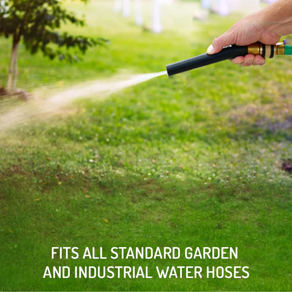 HI-TECH universal hose connection secures to standard hoses