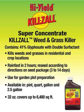 Hi-Yield Killzall spray applying weed control on driveways and paths.