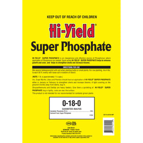 Hi-Yield Super Phosphate boosts blooms and fruit on outdoor plants