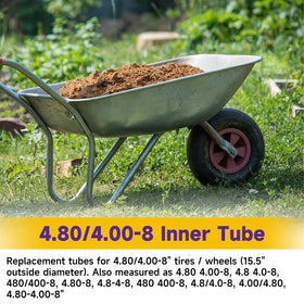 HIAORS inner tube for lawn mowers ensuring steady air retention and long life.