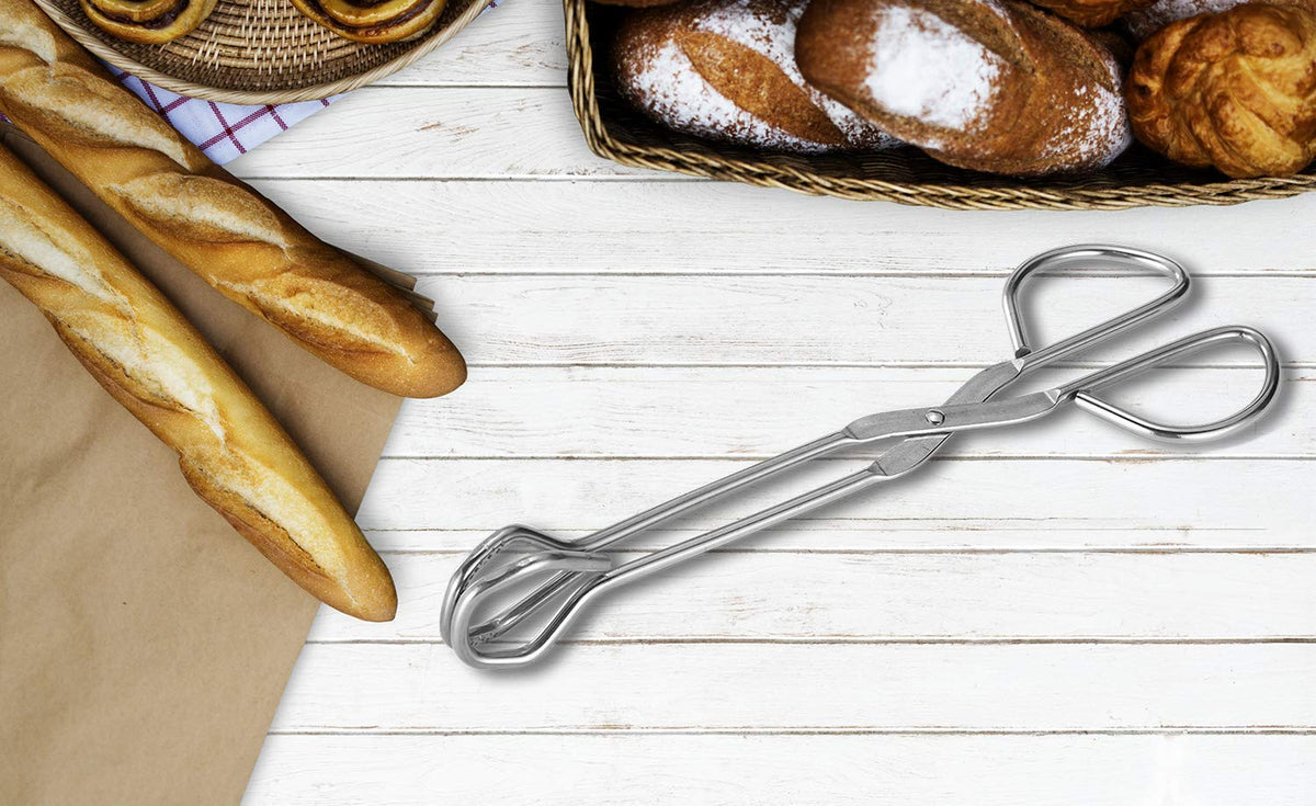 Hiash ergonomic grip tongs highlight thick, anti-slip handles for comfortable extended use