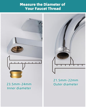 Hibbent leak-proof-connection ensures secure, drip-free operation during hose or faucet use.