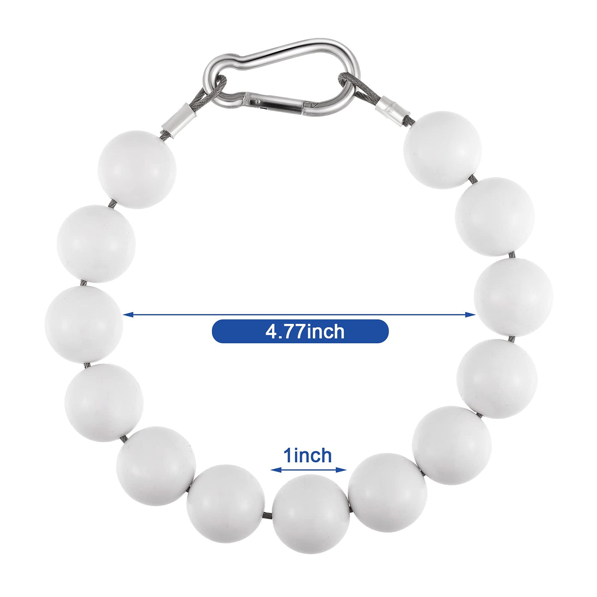 Hicarer beaded flag holder ring details for durable use