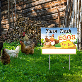 Hicarer rustic farmyard display sign enhances yard decoration