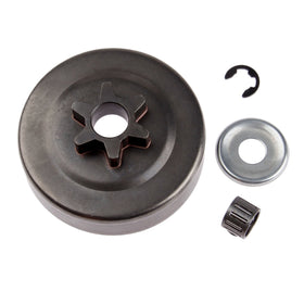 Hicello clutch drum assembly shown with a durable finish for reliable operation.