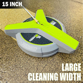 Hiclean surface cleaner is ideal for patios, driveways, and sidewalks.