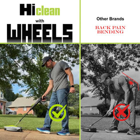 Hiclean surface cleaner with quick-connect compatibility for easy attachment to gas washers.