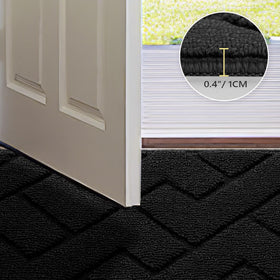 hicorfe entryway mat washable dirt removal