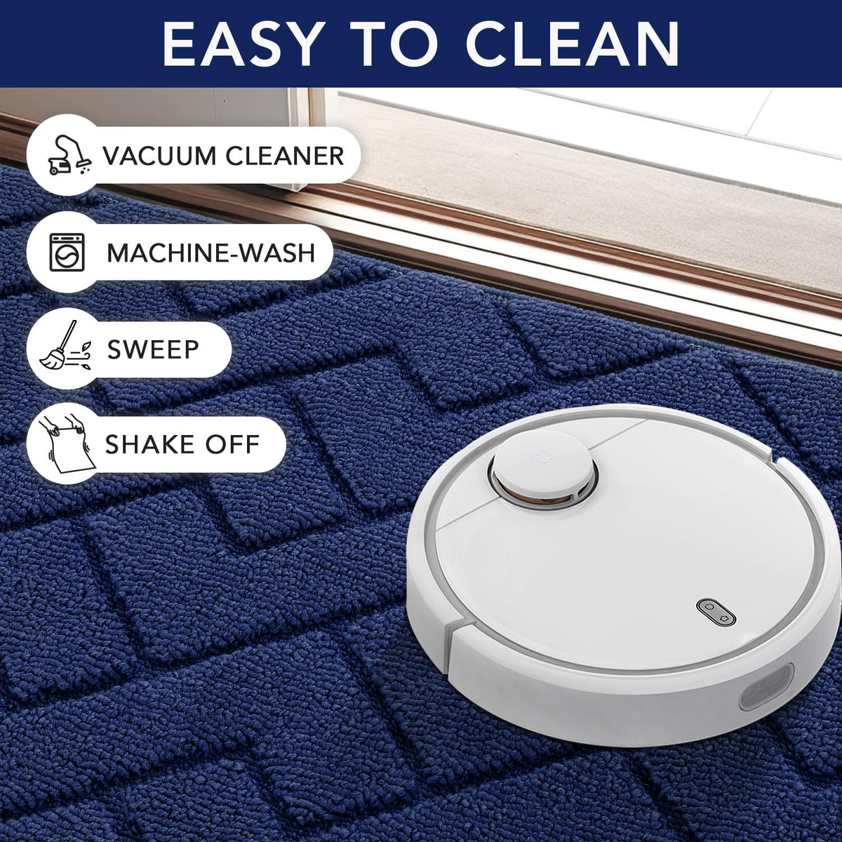 hicorfe indoor doormat ideal for entryways, porches, and mudrooms.
