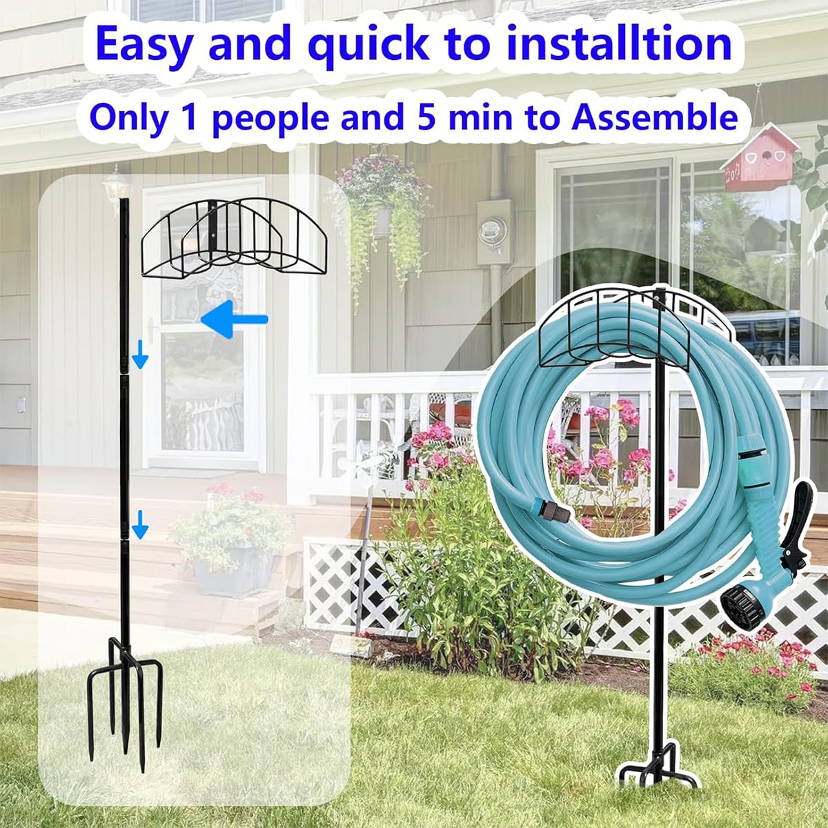 HIEDUYT decorative yard accessory enhances outdoor space's look.