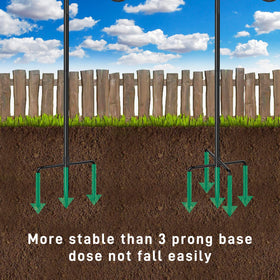HIEDUYT rust-resistant iron construction boosts garden longevity.