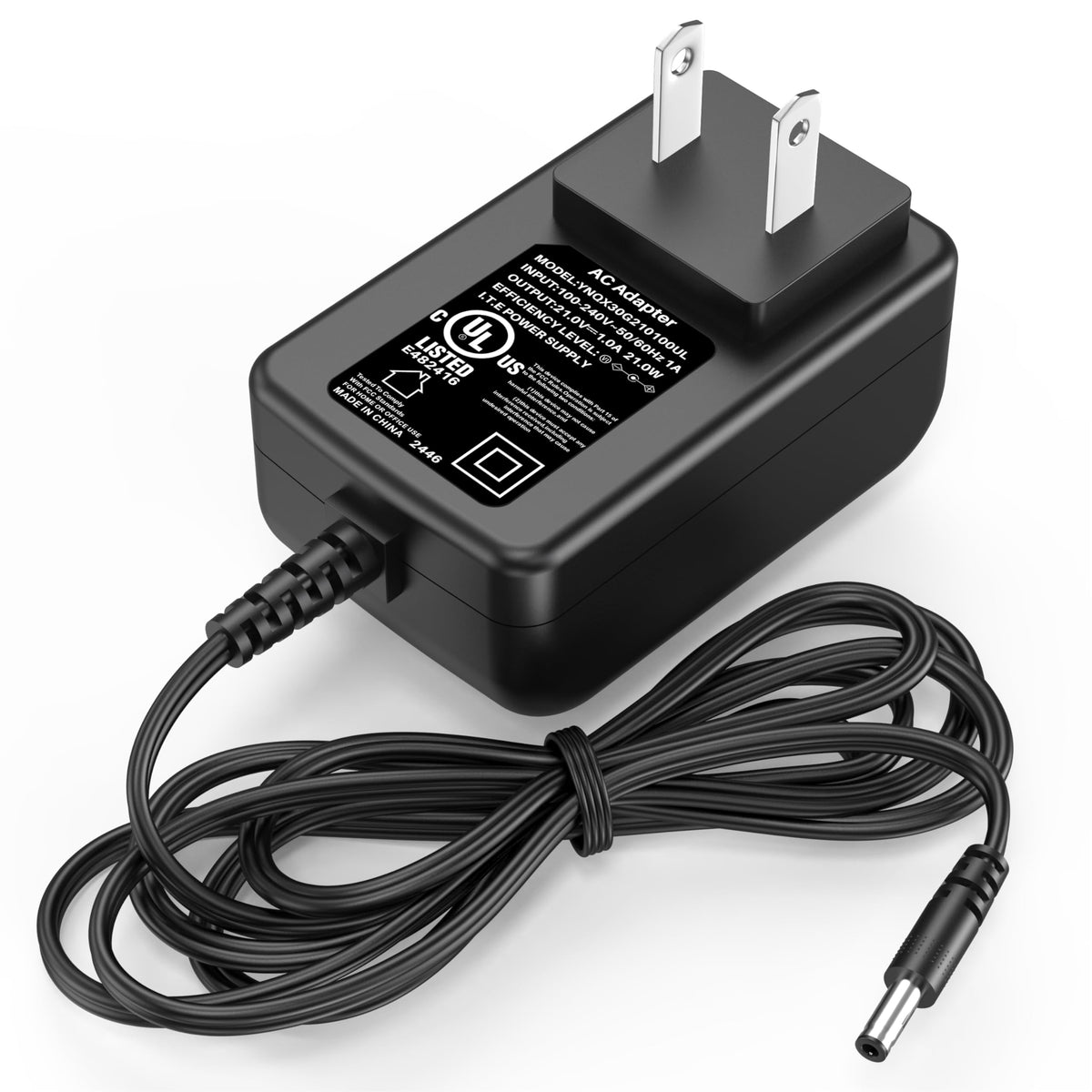 HIENADTOR 21V mini chainsaw charger front view compatible with Saker SK1804D for reliable charging