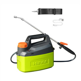 HIFAY ES4 electric sprayer battery and switch for easy one-handed control.