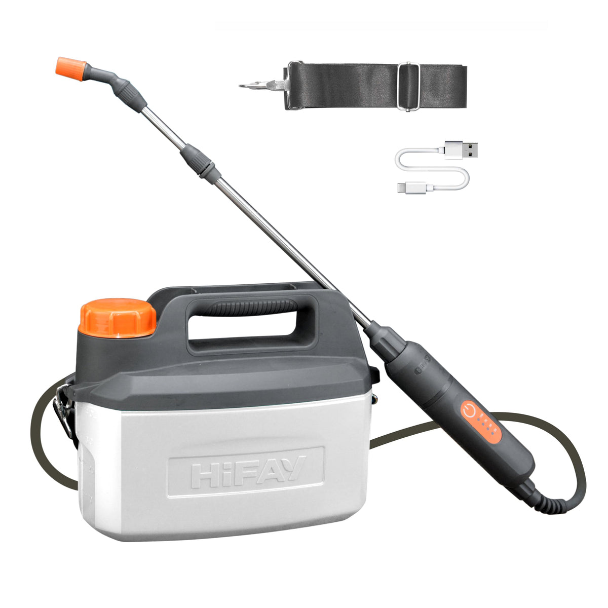 HIFAY ES4-PRO electric sprayer with 1-gallon tank for precise plant watering.