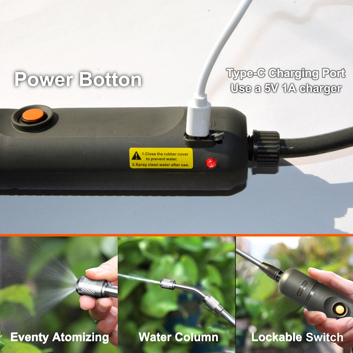 HIFAY ESX-8 ergonomic non-slip handle for comfortable operation.