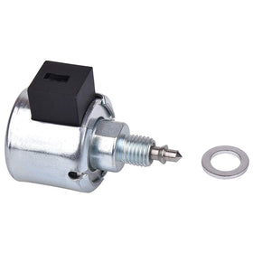 HiFeedor fuel shut-off solenoid side view showing compact, durable design for lawn equipment.