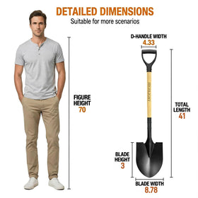 HIGHLIGHT cold-rolled steel blade ready for rocky soil and durability.