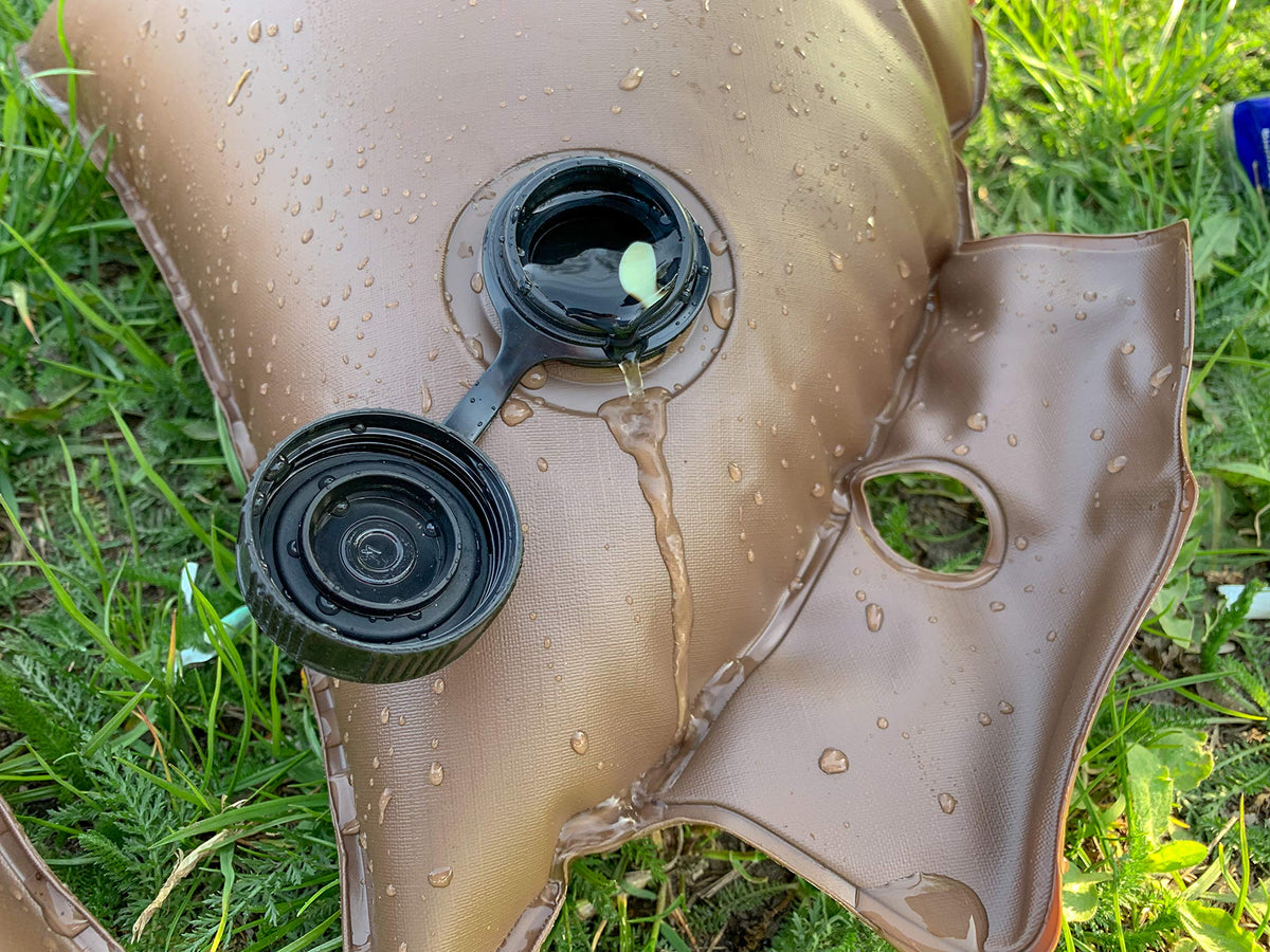 Highlight heavy-duty PVC construction durable against sun exposure for outdoor use.
