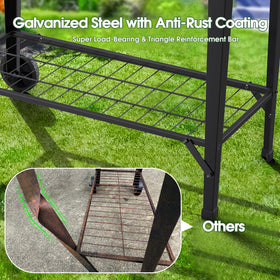 Highpro durable galvanized steel frame with rust-resistant coating