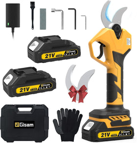 highsam electric pruning shears with LCD display for precise pruning and battery insight
