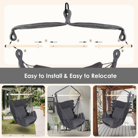 Easy indoor or outdoor hanging anywhere in seconds