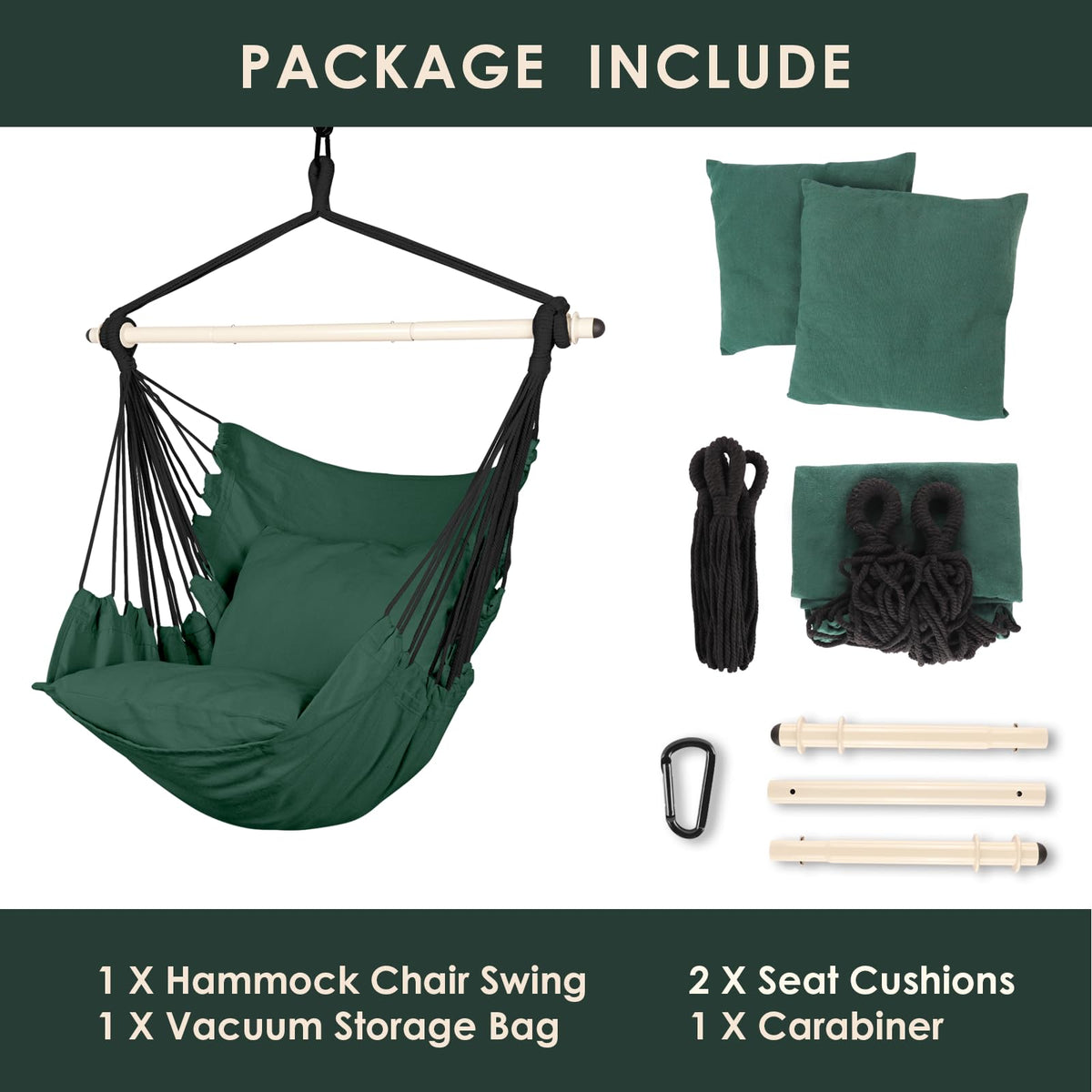 Highwild hammock chair relaxed sway in a sunny outdoor space