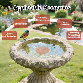 HIGHYEAH all-weather performance suits year-round use in bird baths.
