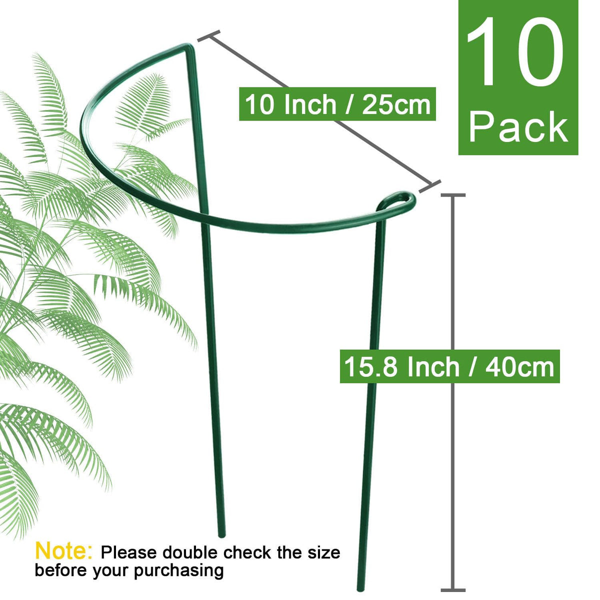 HiGift 4mm powder-coated iron stakes resist sun and rain for long-lasting outdoor use.